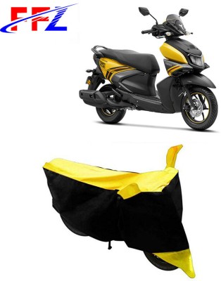 FFZ Waterproof Two Wheeler Cover for Yamaha(RayZR 125 Fi, Black, Yellow)