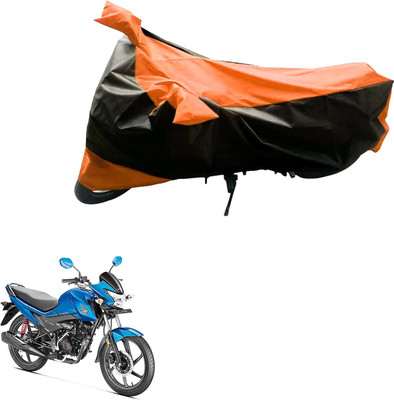 Mdstar Waterproof Two Wheeler Cover for Honda(Livo, Black, Orange)