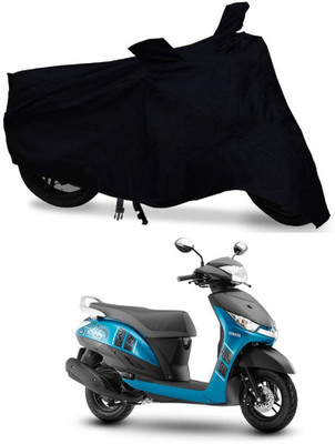 Mdstar Waterproof Two Wheeler Cover for Yamaha(Alpha, Black)