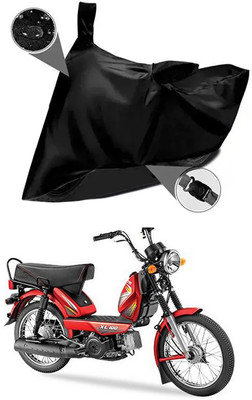 Mdstar Waterproof Two Wheeler Cover for TVS(Heavy Duty, Black)