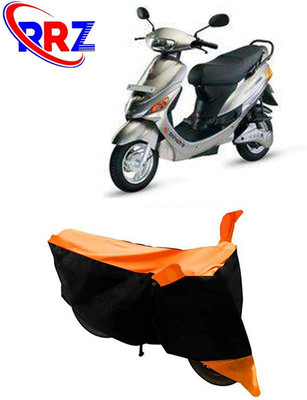 RRZ Waterproof Two Wheeler Cover for Hero(Electric E-Sprint, Black, Orange)