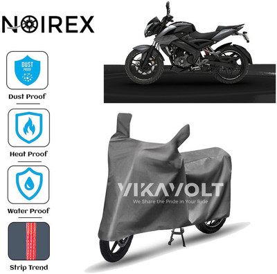 NOIREX Two Wheeler Cover for Bajaj(Pulsar NS 200, Grey)