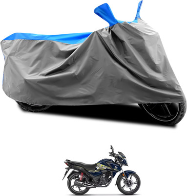 PAGORA Waterproof Two Wheeler Cover for Honda(SP 125, Grey, Blue)
