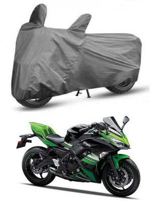 Genipap Two Wheeler Cover for Kawasaki(Ninja 650, Grey)