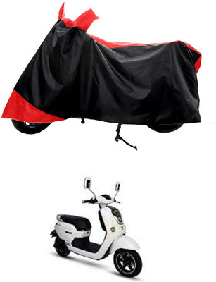 GROFATIK Two Wheeler Cover for Okinawa(Lite, Red)