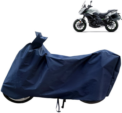 Horseyaart Waterproof Two Wheeler Cover for Kawasaki(Versys 650, Blue)