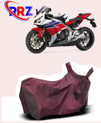 RRZ Waterproof Two Wheeler Cover for Honda(CBR1000RR Fireblade, Maroon)