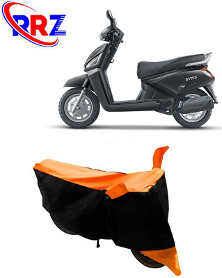 RRZ Waterproof Two Wheeler Cover for Mahindra(Gusto, Black, Orange)