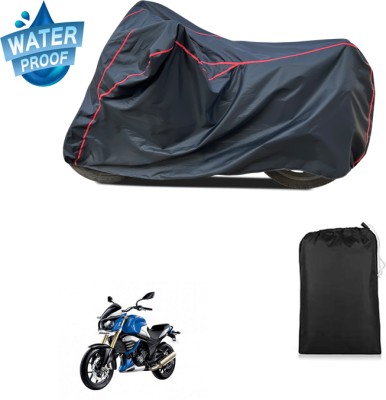 CODOKI Waterproof Two Wheeler Cover for Mahindra(MOJO XT 300, Black)