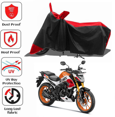 AIKOZIYA Waterproof Two Wheeler Cover for Honda(Hornet 2.0, Black, Red)