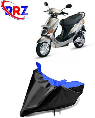 RRZ Waterproof Two Wheeler Cover for Hero(Electric E-Sprint, Black, Blue)