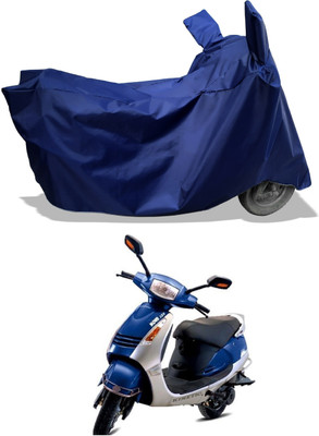 Amexride Two Wheeler Cover for Kinetic(Nova, Blue)