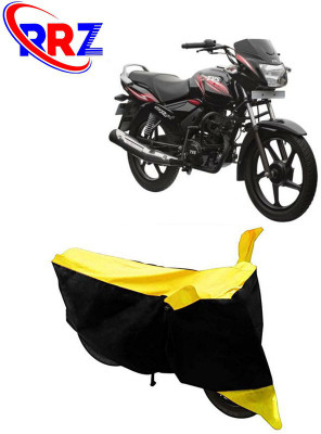RRZ Waterproof Two Wheeler Cover for TVS(Star, Black, Yellow)
