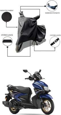 MMSSTAR Waterproof Two Wheeler Cover for Yamaha(RayZR 125 BS6, Black)