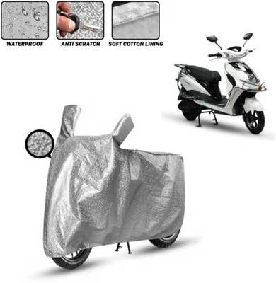 Aamaya Store Waterproof Two Wheeler Cover for Bajaj(Pulsar SS400, Silver)