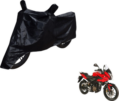 MMSSTAR Waterproof Two Wheeler Cover for Bajaj(Pulsar RS 200, Black)