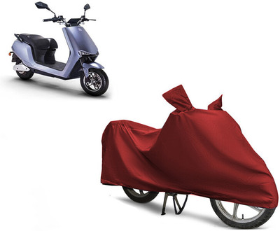 EGAL Waterproof Two Wheeler Cover for Bgauss(BS6, Maroon)