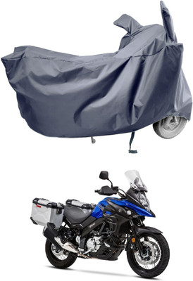 Amexride Two Wheeler Cover for Suzuki(V-Strom 650 XT, Grey)