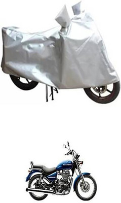 APNEK Waterproof Two Wheeler Cover for Royal Enfield(Thunderbird 500, Silver)