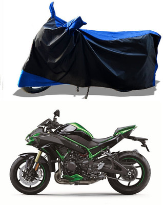 DeepShakshi AUTOMOTIVE Waterproof Two Wheeler Cover for Kawasaki(ZH2 BS6, Blue)
