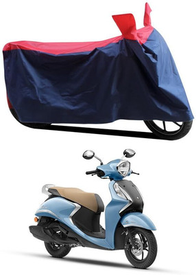 AASHTIK MART Two Wheeler Cover for Yamaha(Fascino 125, Red, Blue)