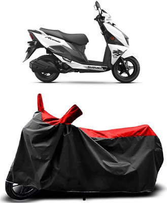 MMSSTAR Waterproof Two Wheeler Cover for Suzuki(Avenis 125, Red)