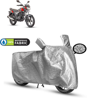 CODOKI Waterproof Two Wheeler Cover for Bajaj(Discover 110, Silver)