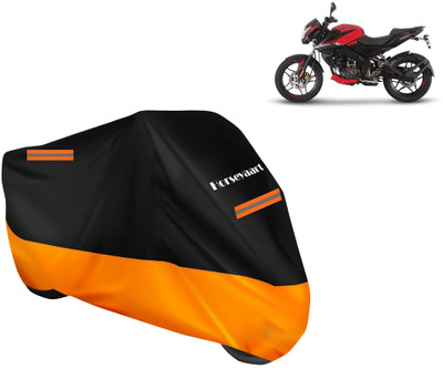 Horseyaart Waterproof Two Wheeler Cover for Bajaj(Pulsar 160 NS DTS-i, Orange)
