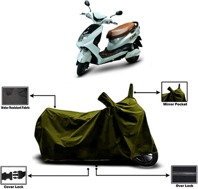 Amexride Two Wheeler Cover for Okinawa(Raise BS6, Green)
