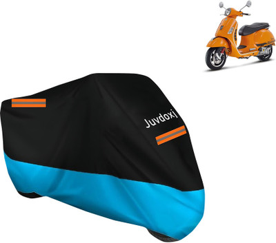 Juvdoxj Waterproof Two Wheeler Cover for Vespa(GTS Super 125, Blue)