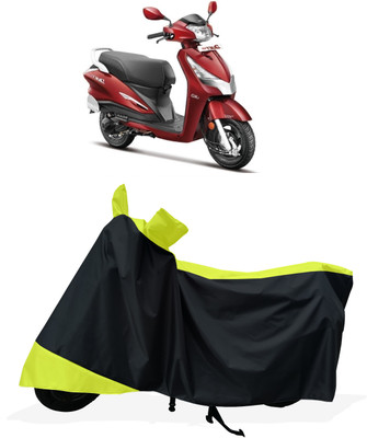 Tricway Two Wheeler Cover for Hero(Duet LX 110CC, Yellow)