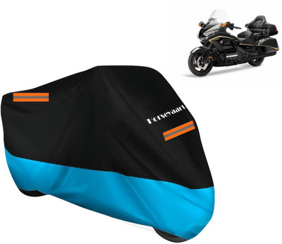 Horseyaart Waterproof Two Wheeler Cover for Honda(Gold Wing GL1800, Blue)