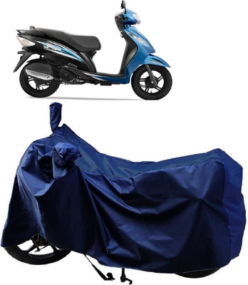 MMSSTAR Waterproof Two Wheeler Cover for TVS(Wego, Blue)