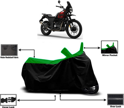 Amexride Two Wheeler Cover for Royal Enfield(Himalayan, Green)