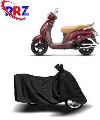 Mdstar Waterproof Two Wheeler Cover for Suzuki(New Access 125, Black)