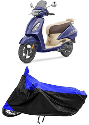 Mdstar Waterproof Two Wheeler Cover for TVS(Jupiter classic, Blue)