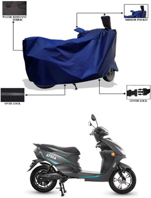 CODOKI Waterproof Two Wheeler Cover for Hero(Electric Atria, Blue)