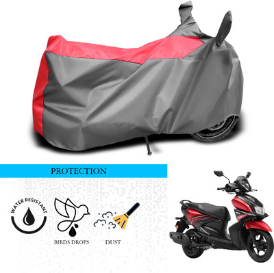 ANTHUB Waterproof Two Wheeler Cover for Yamaha(Ray ZR, Grey, Red)