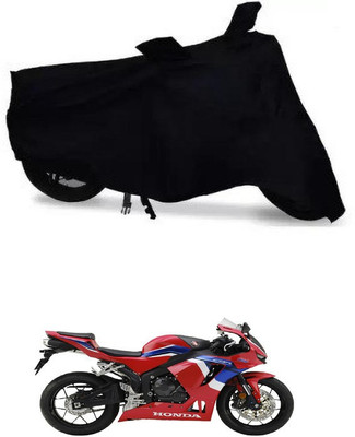 THE REAL ARV Waterproof Two Wheeler Cover for Honda(CBR 600 RR, Black)