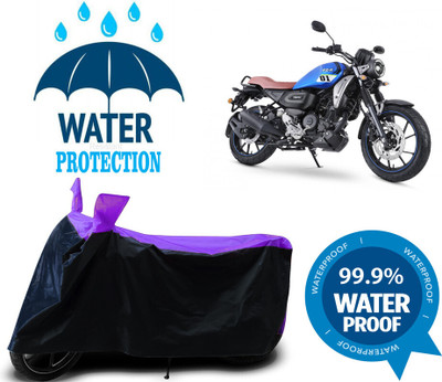 Mdstar Waterproof Two Wheeler Cover for Yamaha(FZ-X, Multicolor)