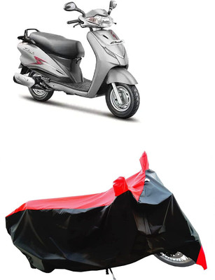 KEDIT Two Wheeler Cover for Hero(Duet LX 110CC, Red)