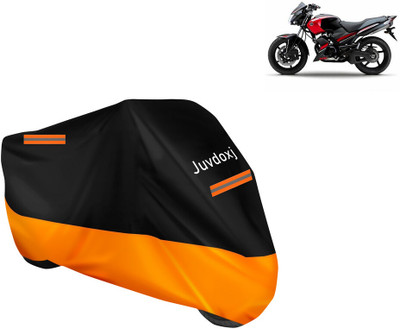 Juvdoxj Waterproof Two Wheeler Cover for Yamaha(Gladiator SS, Orange)