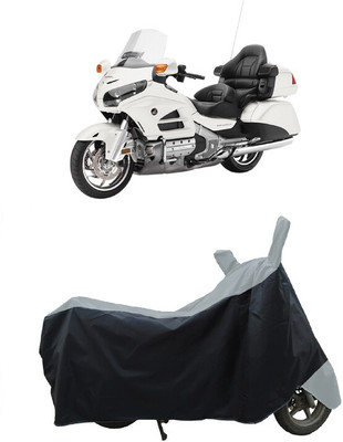 Coxtor Waterproof Two Wheeler Cover for Honda(Gold Wing GL1800, Grey)