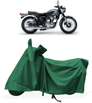 Tricway Two Wheeler Cover for Kawasaki(W800 BS6, Green)