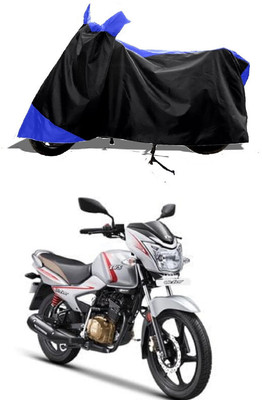 GROFATIK Two Wheeler Cover for TVS(Victor Premium BS6, Blue)