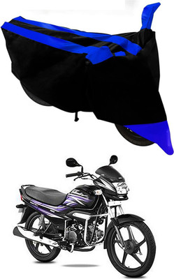 MMSSTAR Waterproof Two Wheeler Cover for Hero(Super Splendor, Blue, Black)