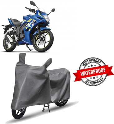 AutoRash Two Wheeler Cover for Suzuki(Gixxer SF, Grey)