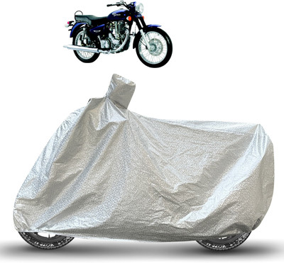 Caronix Waterproof Two Wheeler Cover for Royal Enfield(Bullet Electra Twinspark, Silver)