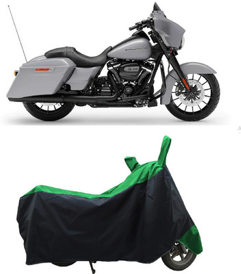 Coxtor Waterproof Two Wheeler Cover for Harley Davidson(Street Glide Special, Green)