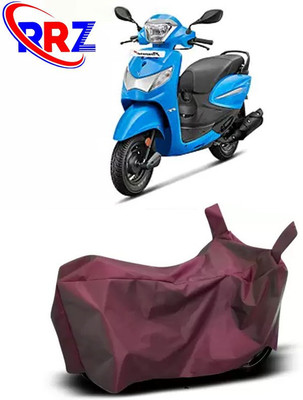 RRZ Waterproof Two Wheeler Cover for Hero(MotoCorp Pleasure Plus, Maroon)